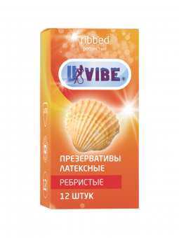 Презервативы ребристые UVIBE 12 шт Презервативы ребристые UVIBE 12 шт
