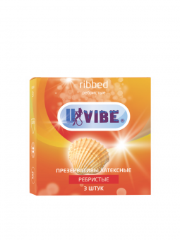 Презервативы ребристые UVIBE 3 шт Презервативы ребристые UVIBE 3 шт
