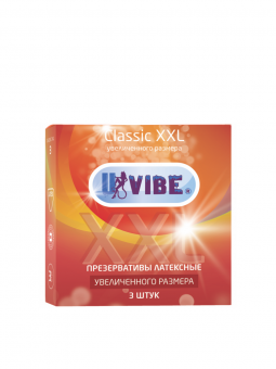 Презервативы Классик XXL UVIBE 3шт Презервативы Классик XXL UVIBE 3шт